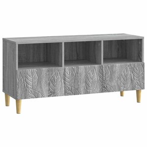 vidaXL Meuble TV 102 x 34 5 x 50 cm Sonoma gris Bois d'ingénierie
