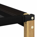 vidaXL 3 pc Canapé d’extérieur milieu et coin Blanc