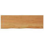 VidaXL Table console EKAI Noir 112 x 35 x 76 cm Bois de pin massif