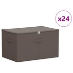 vidaXL Boîte de rangement 24 pc Tissu intissé 60 x 43 x 35 cm 90 3 L