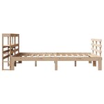 vidaXL Cadre de lit avec tête de lit sans matelas 120x200 cm