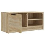 vidaXL Meuble TV Chêne sonoma 80x35x36 5 cm Bois d'ingénierie