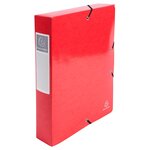 Boîte de classement idérama en carte pelliculée 7/10e - dos 6 cm - couleurs assorties - lot de 8 - exacompta