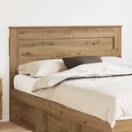 vidaXL Tête de lit Chêne artisanal 150 cm Bois d'ingénierie