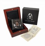 Pièce de monnaie en Argent 1000 Satoshi g 21 Millésime 2026 Satoshi SHARK