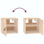 vidaXL Armoire murale 31 5x30x30 cm Bois de pin massif
