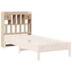 vidaXL Tête de lit avec rangement 90 cm bois massif de pin