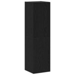 vidaXL Ensemble meuble TV 4 Pièces Chêne noir 200 x 30 x 30 cm