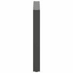 vidaXL Pieds de table à manger en U 2 pièces Anthracite 90 x (72-73) cm Acier