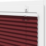 vidaXL Store plissé rouge bordeaux 115x150 cm largeur du tissu 114 4cm