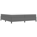 vidaXL Cadre de lit Gris clair 100 x 200 cm Tissu en velours côtelé