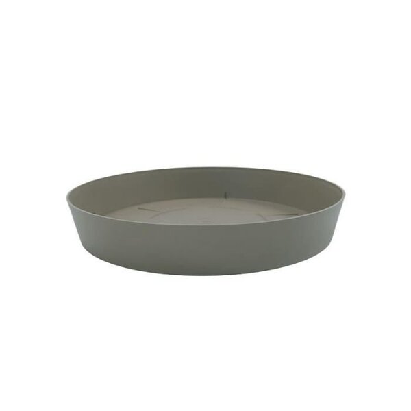PLASTIKEN Plateau pour Pot a fleurs 28 Cm Collection TES- Taupe