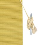 vidaXL Stores et Occultants avec des rideaux Jaune 90 x 160 cm Bambou