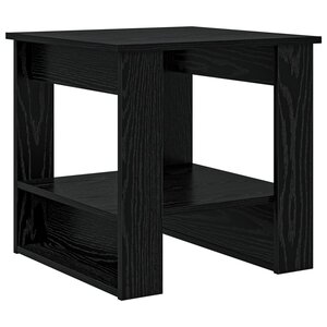 vidaXL Table basse Chêne noir 51 x 50 x 50 cm Bois d'ingénierie