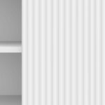vidaXL Meuble TV Blanc brillant 150 x 31 x 50 cm Bois d'ingénierie