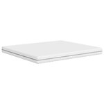vidaXL Matelas en mousse moyennement doux 200x200 cm