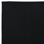 vidaXL Valance de store pour cadre de 5 m Noir 4.8x0.2 m