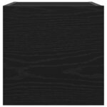 vidaXL Meuble TV Chêne noir 30 5 x 30 x 30 cm Bois d'ingénierie