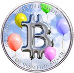 Pièce de monnaie en Argent 2 Dollars g 31.1 (1 oz) Millésime 2024 BALLOON PARTY