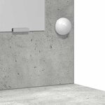 vidaXL Ensemble de Coiffeuse 3 Pièces Gris béton Bois d'ingénierie