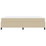 vidaXL Cadre de lit avec matelas Gris Vert Clair 160 x 200 cm tissu