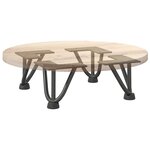 vidaXL Pieds en épingle à cheveux pour table basse 4 pièces Anthracite 10 cm Acier massif