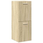 vidaXL Ensemble de meubles de salle de bain 4 Pièces chêne sonoma