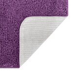 Tapis de bain U en forme de U Pourpre 50x50 cm Polypropylène Antidérapant