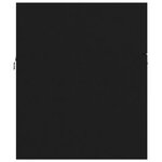 vidaXL Armoire d'évier Noir 80x38 5x46 cm Bois d’ingénierie