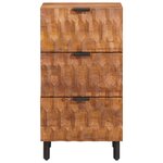 vidaXL Buffet avec tiroir Finition Acacia Brun 40 x 33 x 75 cm