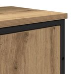 vidaXL Ensemble de mobilier de salle de bain avec étagère 2 Pièces Marron