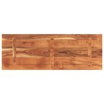 vidaXL Dessus de table 140x50x3 8cm rectangulaire bois massif d'acacia