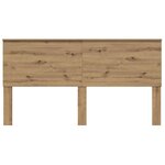 vidaXL Tête de lit Chêne artisanal 180 cm Bois d'ingénierie