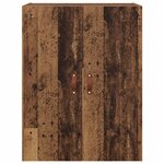 vidaXL Armoire Murale 2 Pièces Bois ancien 69 5 x 34 x 90 cm