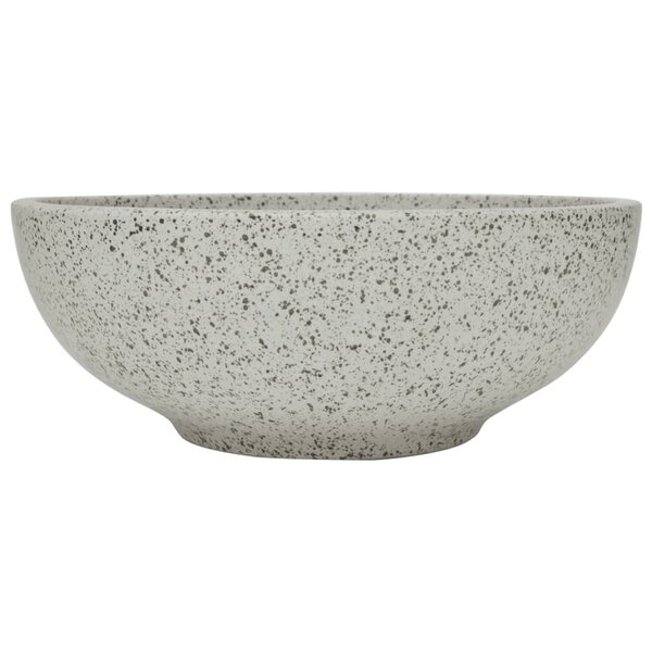 vidaXL Vasque à poser gris rond Φ41x14 cm céramique