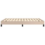 vidaXL Cadre de lit sans matelas cappuccino 140x190 cm similicuir