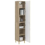 vidaXL Ensemble de Meubles 2 Pièces Chêne Sonoma Bois d'ingénierie