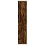 vidaXL Buffet haut chêne fumé 60x35x180 cm bois d'ingénierie