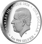 Pièce de monnaie en Argent 1 Dollar g 31.1 (1 oz) Millésime 2026 Cute and Cuddly BABY SUGAR GLIDER