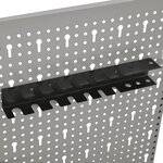 vidaXL Panneaux perforés muraux 3 Pièces 40x58 cm Acier