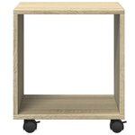 vidaXL Armoire à roulettes chêne sonoma 37x33x42 5cm bois d’ingénierie