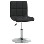 vidaXL Tabouret de bar Noir Similicuir