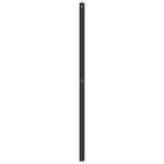 vidaXL Tête de lit métal noir 75 cm