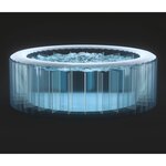 Intex Cuve thermale de massage à bulles ronde PureSpa 196x71 cm
