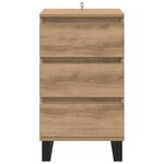 vidaXL Buffet avec tiroir chêne artisanal Bois d'ingénierie