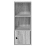 vidaXL Bibliothèque sonoma gris 31x24x77 cm bois d'ingénierie