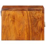 vidaXL Cabinet de chevet Marron 35 x 30 x 22 cm Bois d'acacia massif