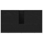 vidaXL Meuble de Lavabo de Salle de Bain Chêne noir 60 x 30 x 60 cm