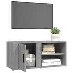 vidaXL Meubles TV 2 Pièces Sonoma gris 80x31 5x36 cm Bois d'ingénierie