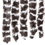 vidaXL Moustiquaire Marron et blanc 90x220 cm Chenille